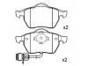 브레이크 패드 Brake Pad Set:4A0 698 151