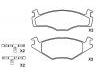 ブレーキパッド Brake Pad Set:191 698 151 B