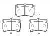 ブレーキパッド Brake Pad Set:B4Y6-33-23A