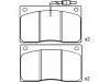 Brake Pad Set:77 01 203 071