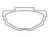 Brake Pad Set:GBP00106