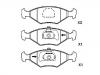 Brake Pad Set:7 078 947