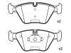 Brake Pad Set:34 11 2 282 995